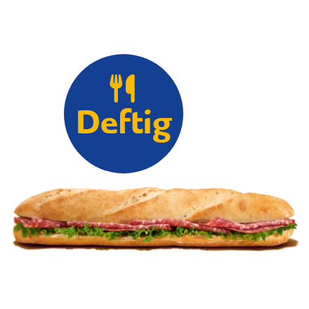 JET Baguette Salami-Emmentaler