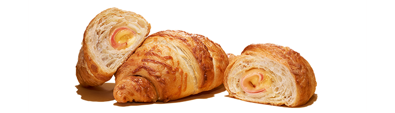 Schinken-Käse-Croissants