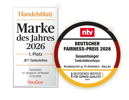 JET Auszeichnungen 2026: Marke des Jahres und Deutscher Fairness-Preis