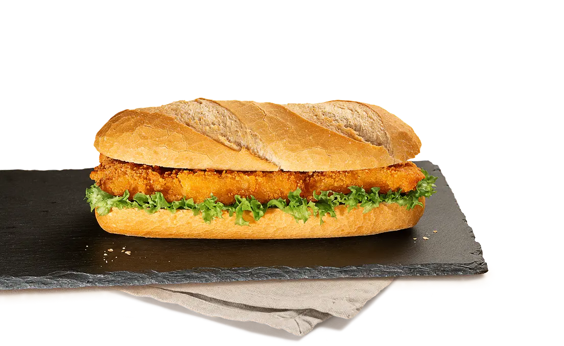 Geflügelschnitzel Baguette